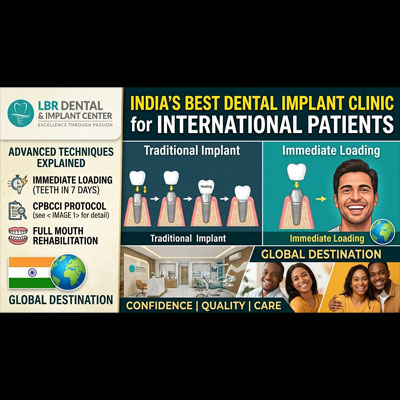 Best Dental Implant Clinic in India for International Patients : Immediate Loading & Advanced Techniques Explained