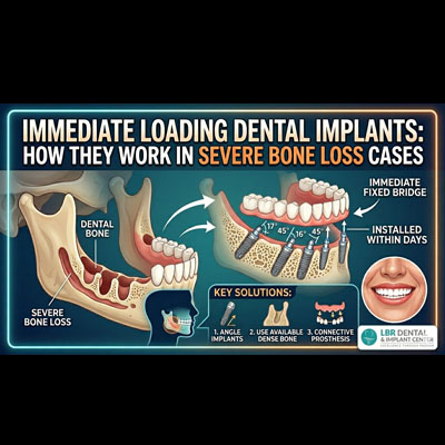 How Immediate Loading Dental Implants Work Even in Severe Bone Loss Cases